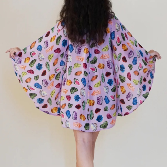 Samantha Pleet Gemstone cape dress - Picture 3 of 5